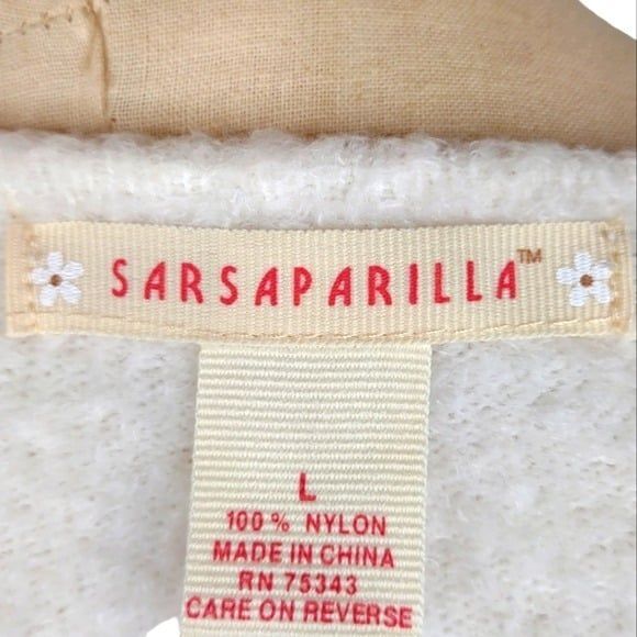 Sarsaparilla Deep Front Neckline Long Sleeve Sweater size Large - Picture 2 of 10